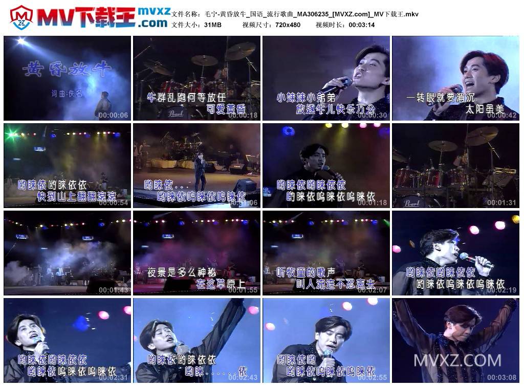 毛宁-黄昏放牛_国语_流行歌曲_MA306235